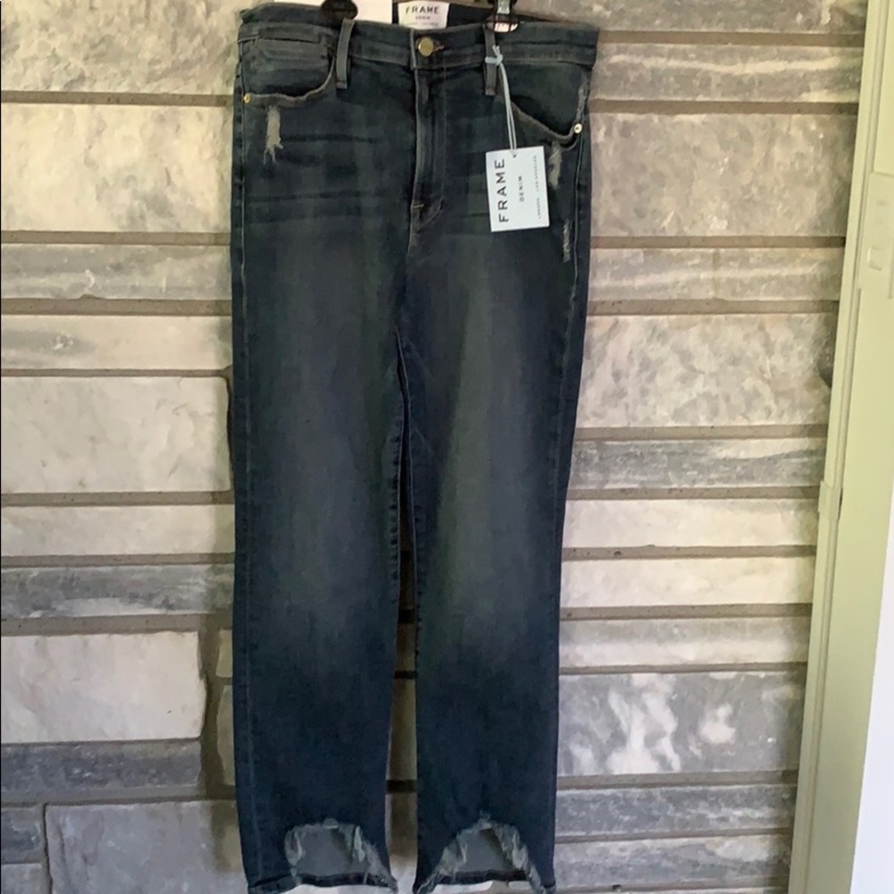 Frame Le High Straight Jeans